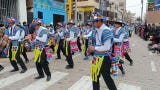 La tradicional gran Tocoreada se realizó desde tempranas horas en la Plaza de Armas de Juliaca por el centenario de la provincia de San Román.