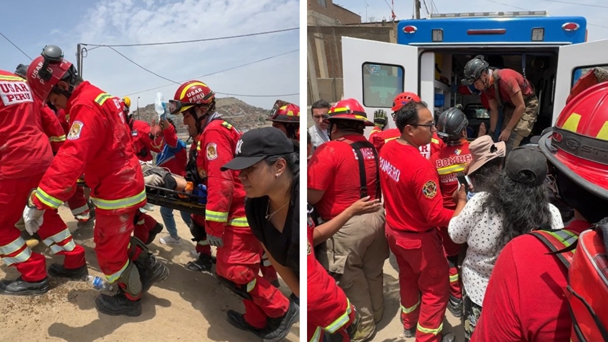 Ventanilla: obrero atrapado tras caída de muro fue rescatado con vida por los bomberos