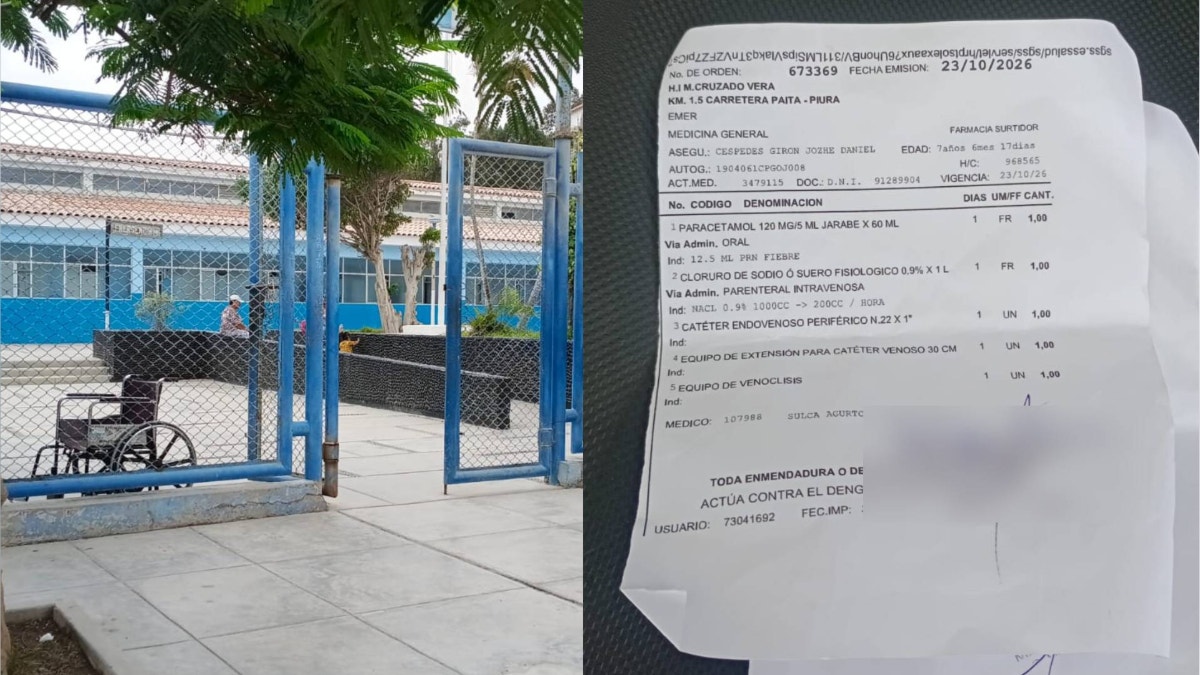 Piura: madre de menor reporta que no hay prueba de dengue en el Hospital Cruzado Miguel Vera