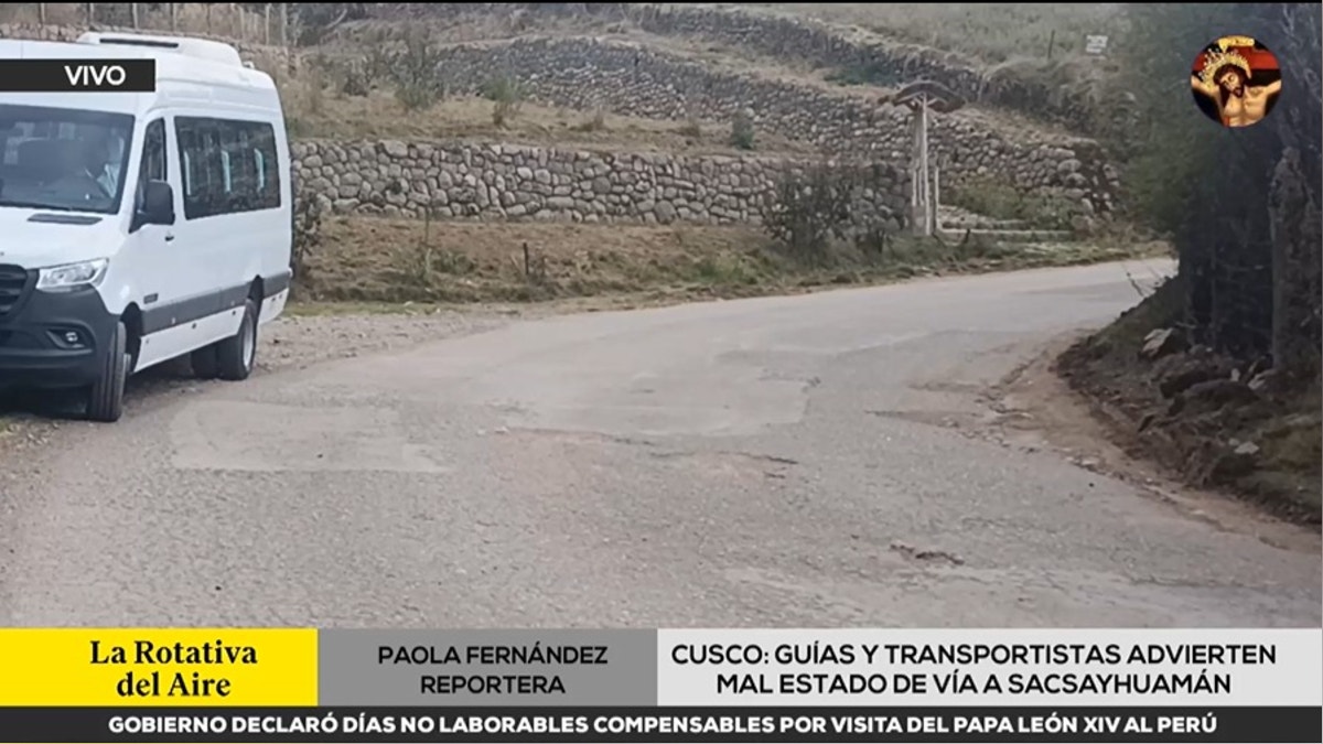 Cusco: guías y transportistas advierten mal estado de vía a Sacsayhuamán