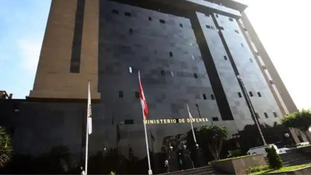 La sede del Ministerio de Defensa, en Lima.
