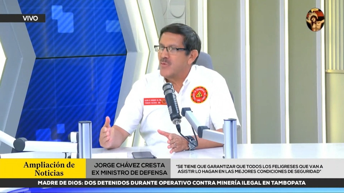 Papa León XIV en Perú: Chávez Cresta señala que "el gran reto" es la seguridad de los fieles en eventos multitudinarios