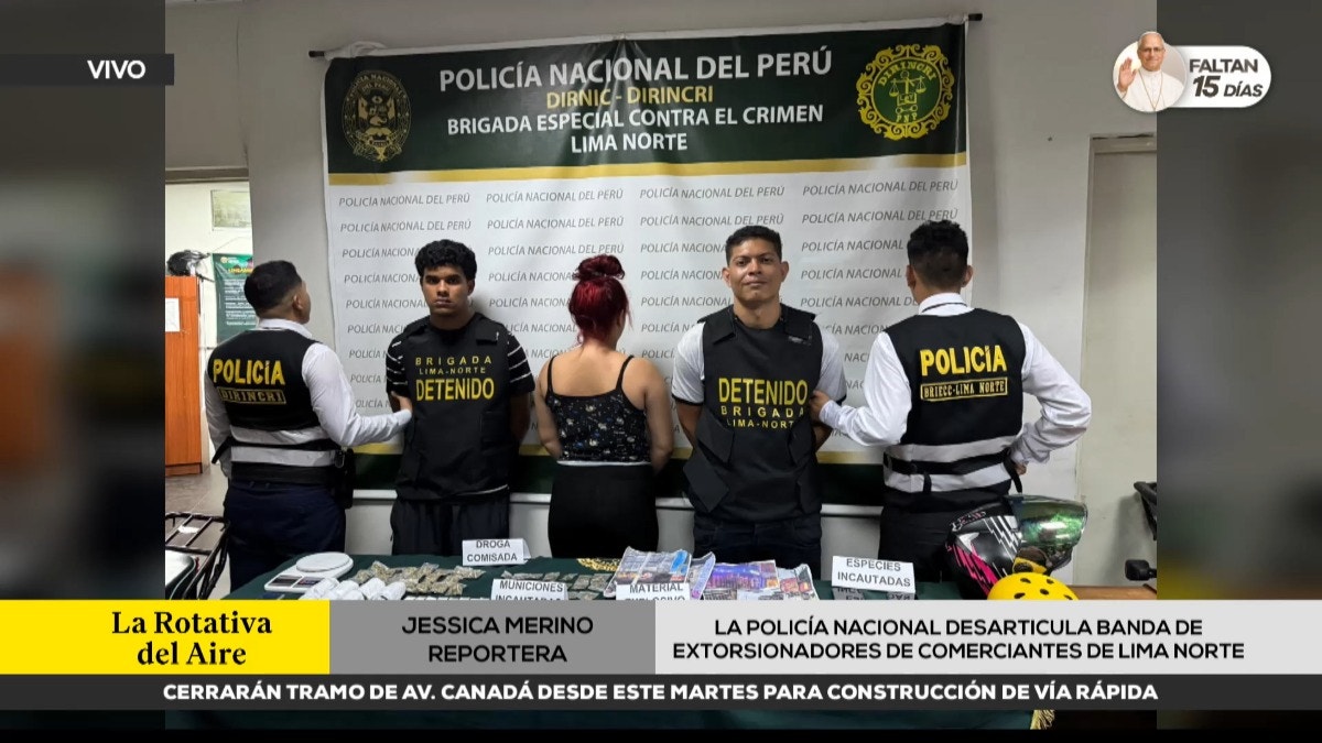 Independencia: capturan a 'Los Sanguinarios de Alisos', banda criminal que extorsionaba bares y licorerías