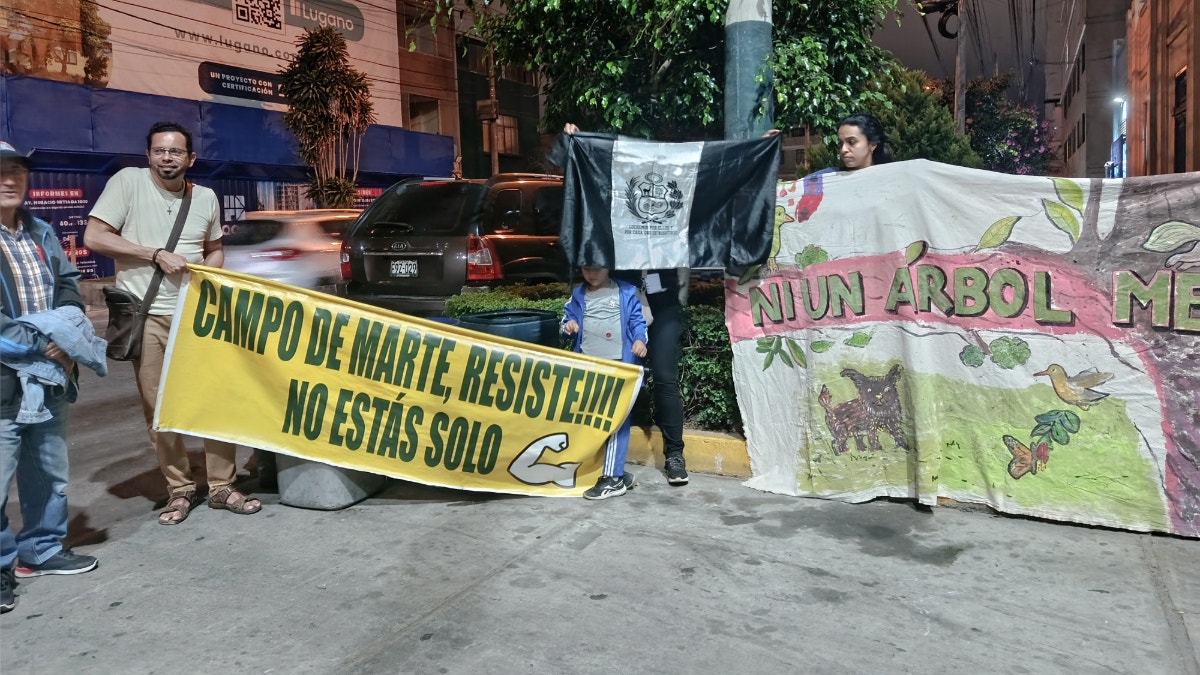 Jesús María: vecinos realizan plantón para denunciar tala de árboles en obra del Campo de Marte [VIDEO]