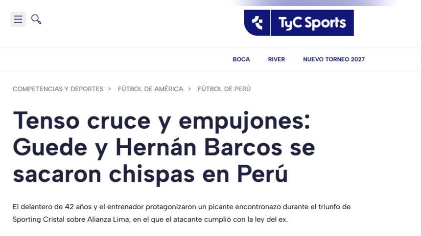 TyC Sports de Argentina